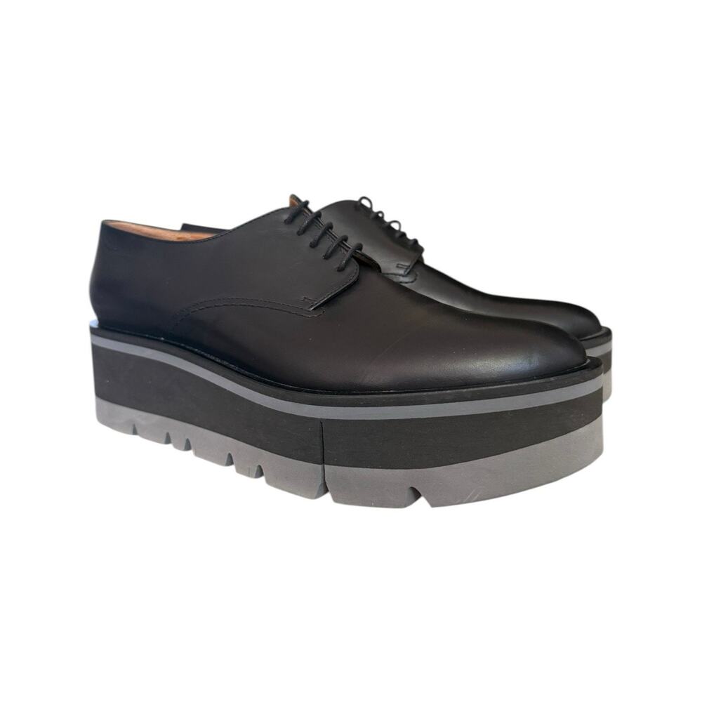 CLERGERIE Bradie Leather Platform Derby Shoes Size 40
